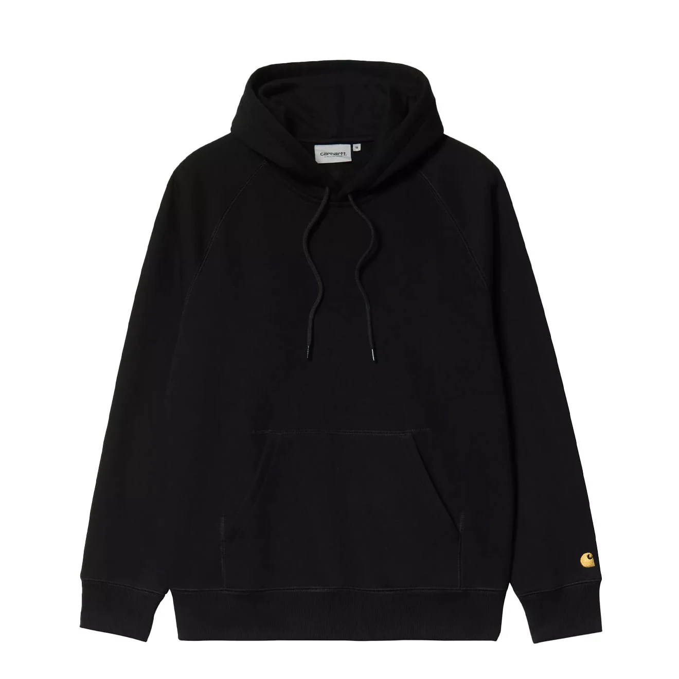 Carhartt WIP Hooded Chase Sweatshirt Black / Gold
