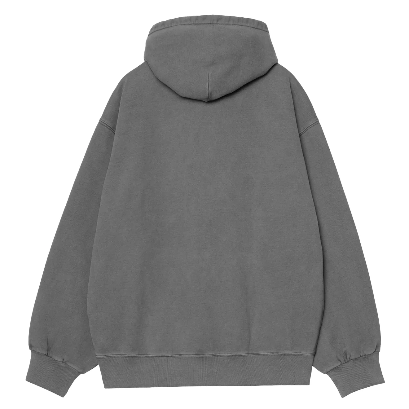 Carhartt WIP Hooded Vista Sweat Black Garment Dyed - Image 2