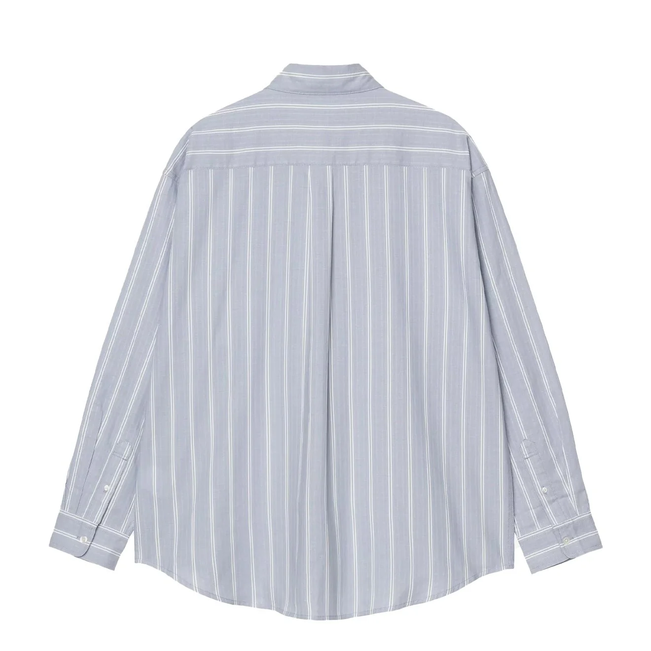 Carhartt WIP L/S Beale Shirt Beale Stripe Gentle Blue / White - Image 2