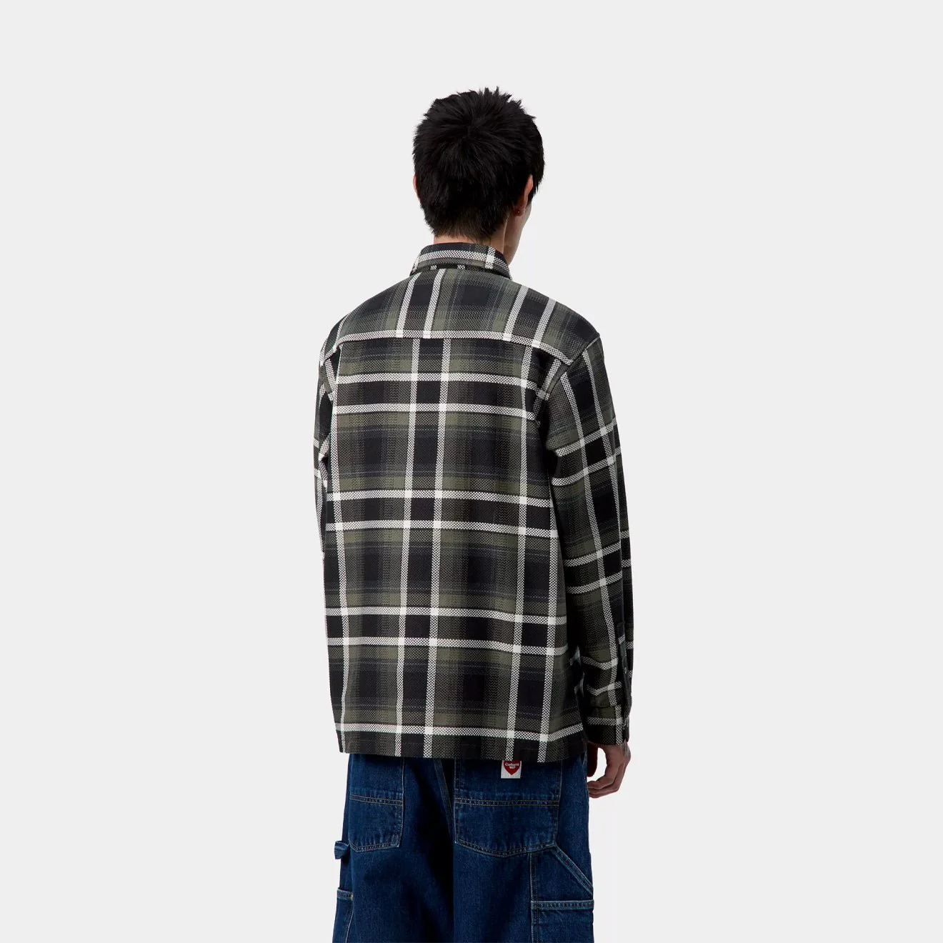 Carhartt WIP L/S Vaughn Shirt Vaughn Check Opuntia - Image 4