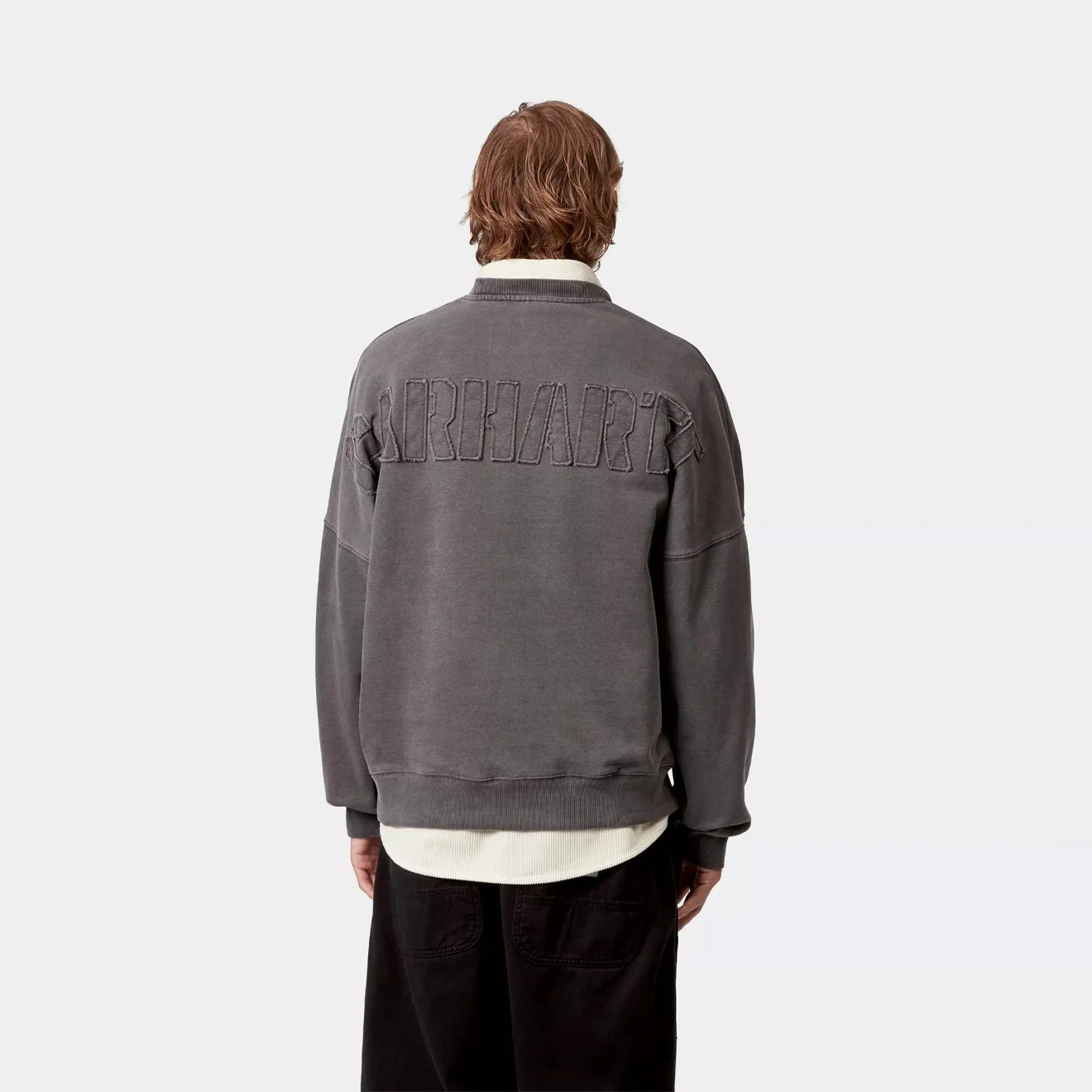 Carhartt WIP RGGD Sweat Black Garment Dyed - Image 3