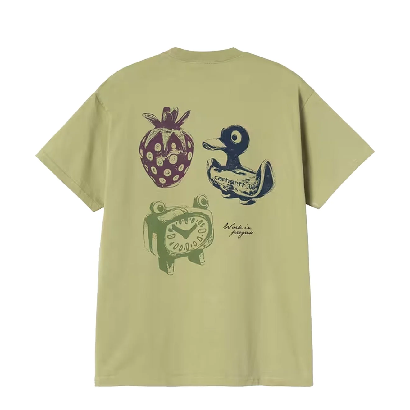 Carhartt WIP S/S Forma T-Shirt Gentle Green Heavy Stone Wash - Image 2
