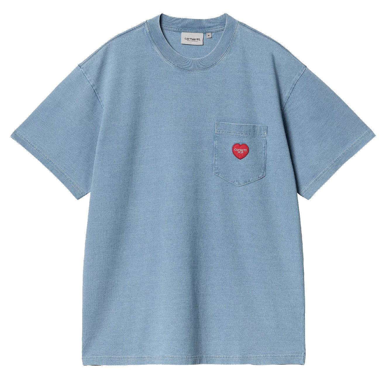 Carhartt WIP S/S Ingo Pocket T-Shirt Light Blue Garment Dyed