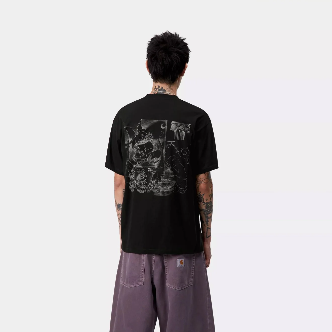 Carhartt WIP S/S Okniceok 02 T-Shirt Black - Image 4