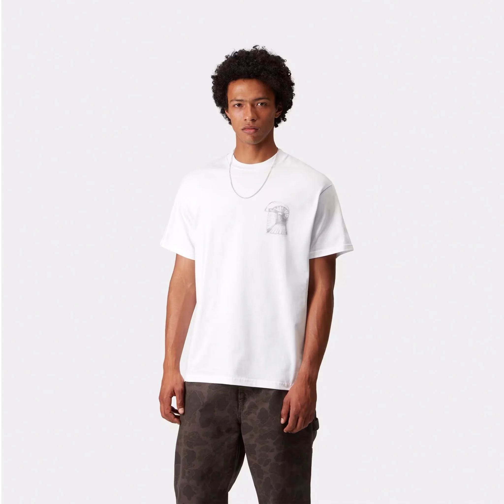 Carhartt WIP S/S Okniceok 02 T-Shirt White - Image 3