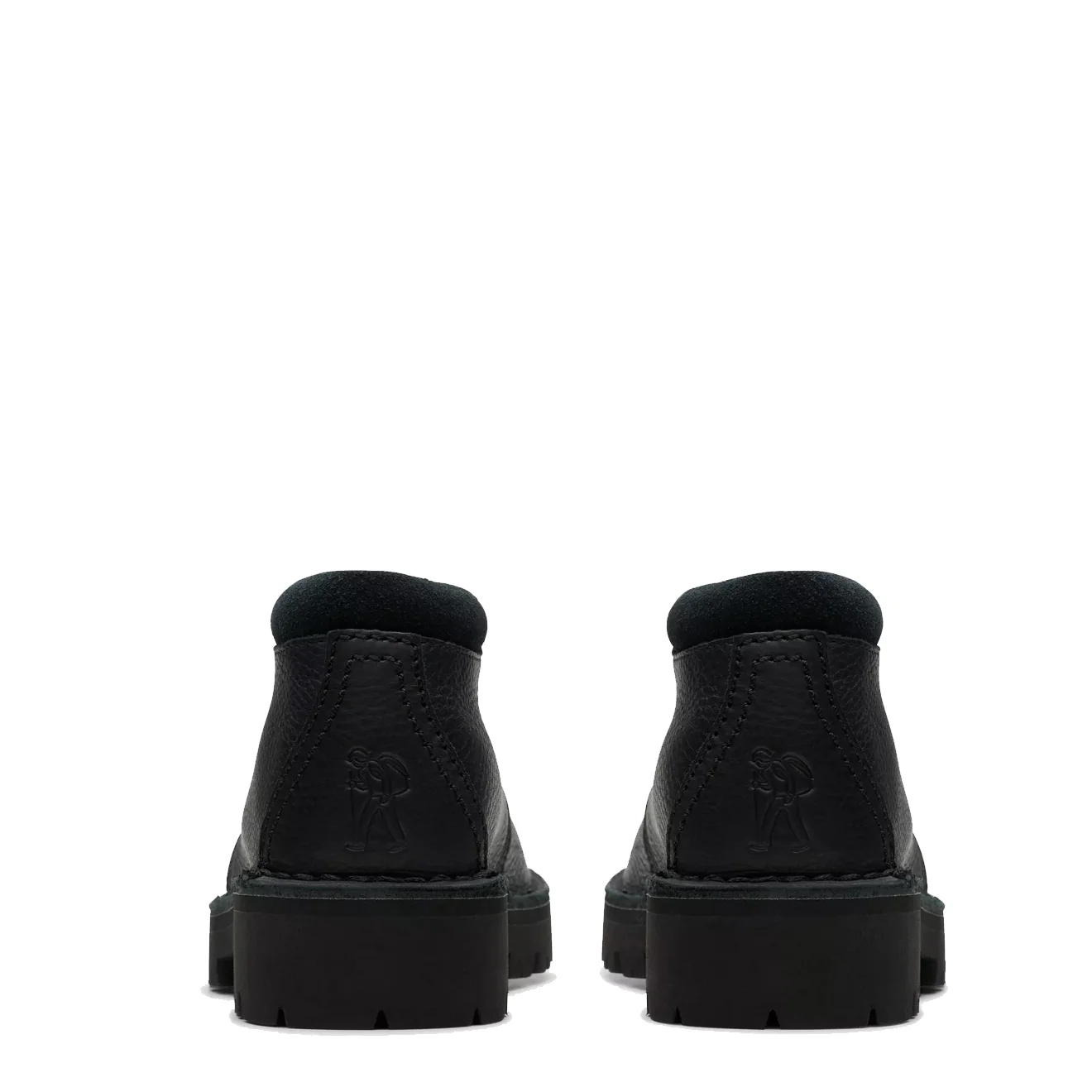 Clarks Originals Trek Hike Shoe Black Leather - Image 4