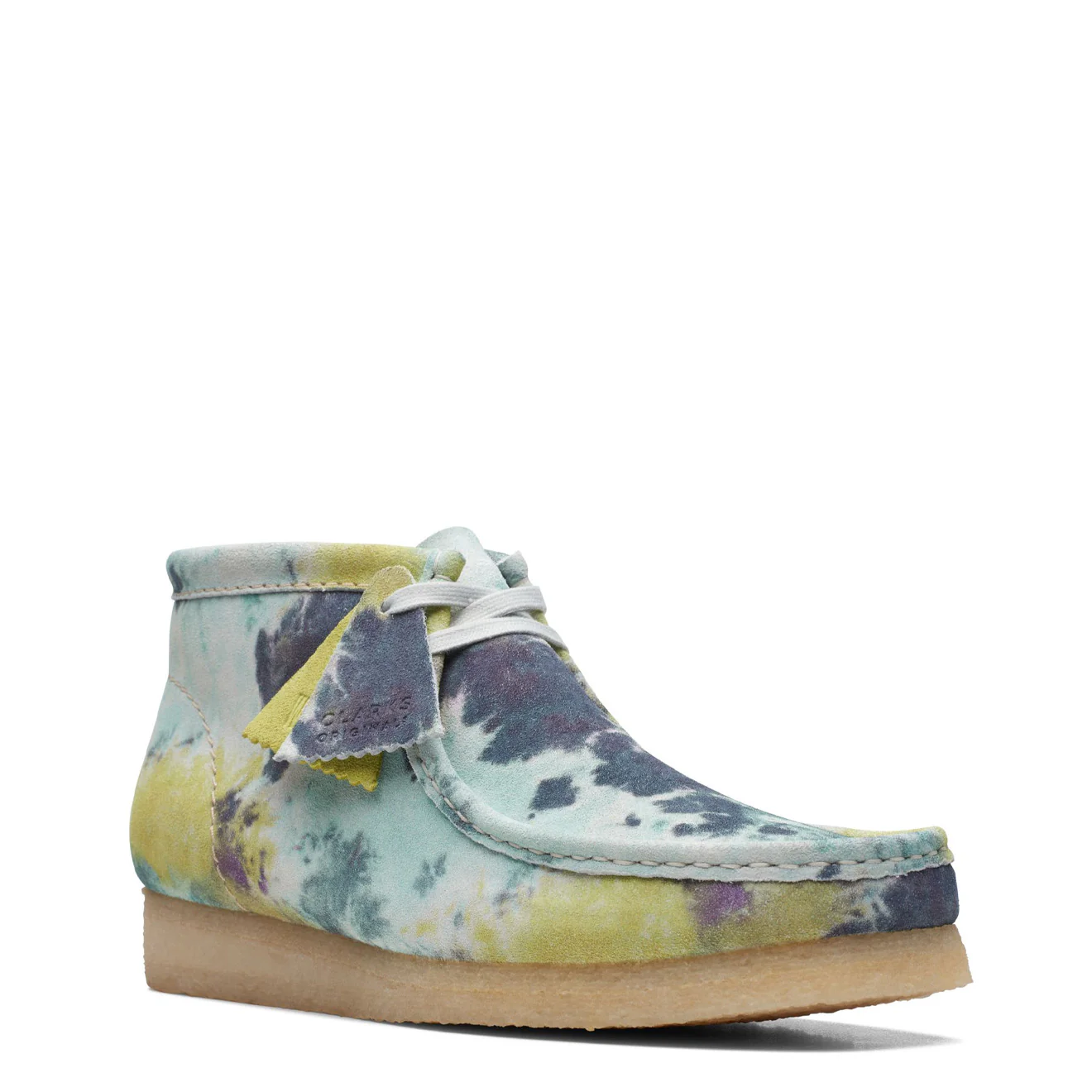 Clarks Originals Wallabee Boot Turquoise TieDye - Image 3