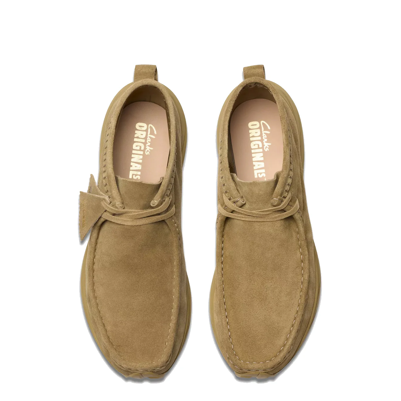 Clarks Originals Wallabee Eden Dark Sand Suede - Image 5