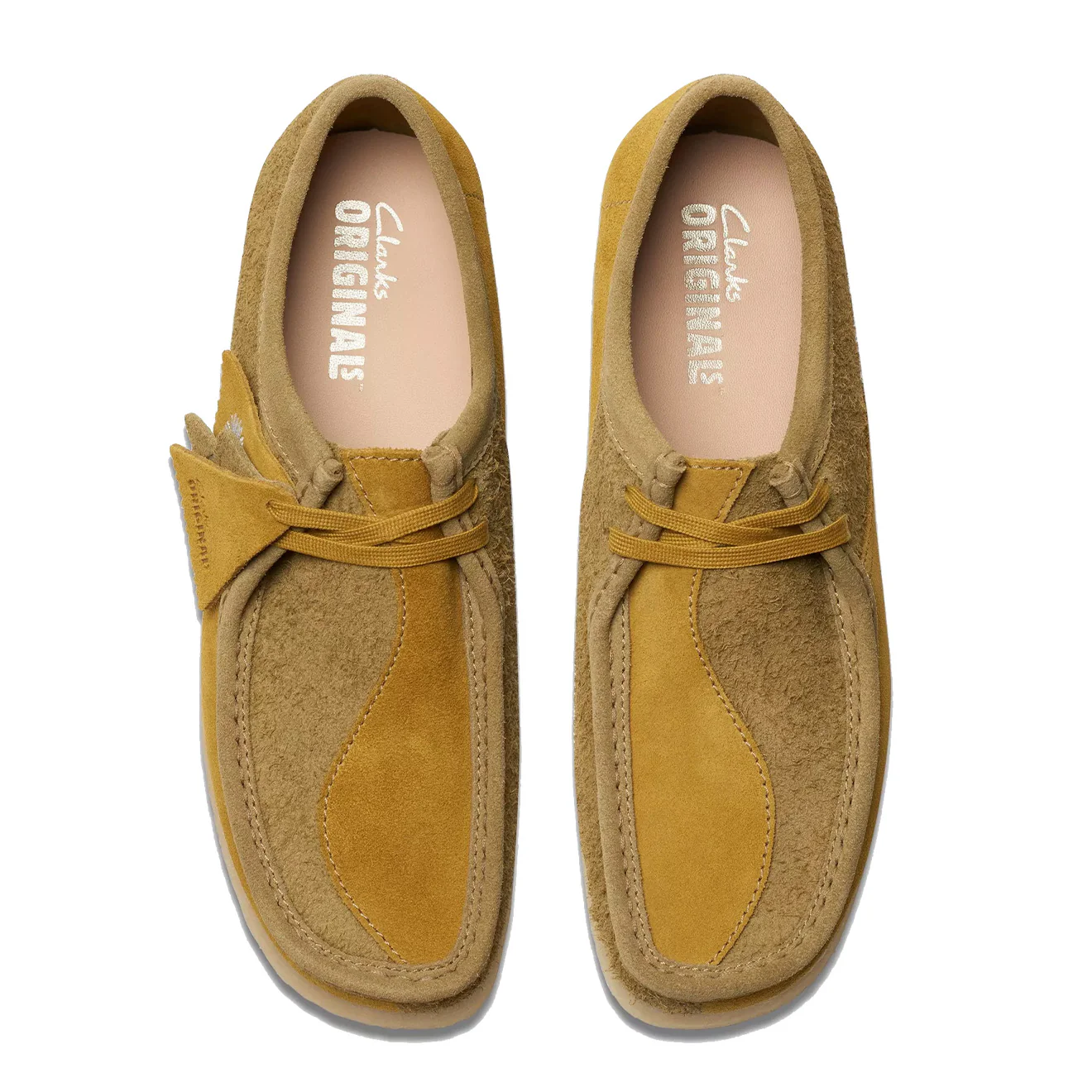 Clarks Originals Wallabee Shoe Olive Combination - Image 6