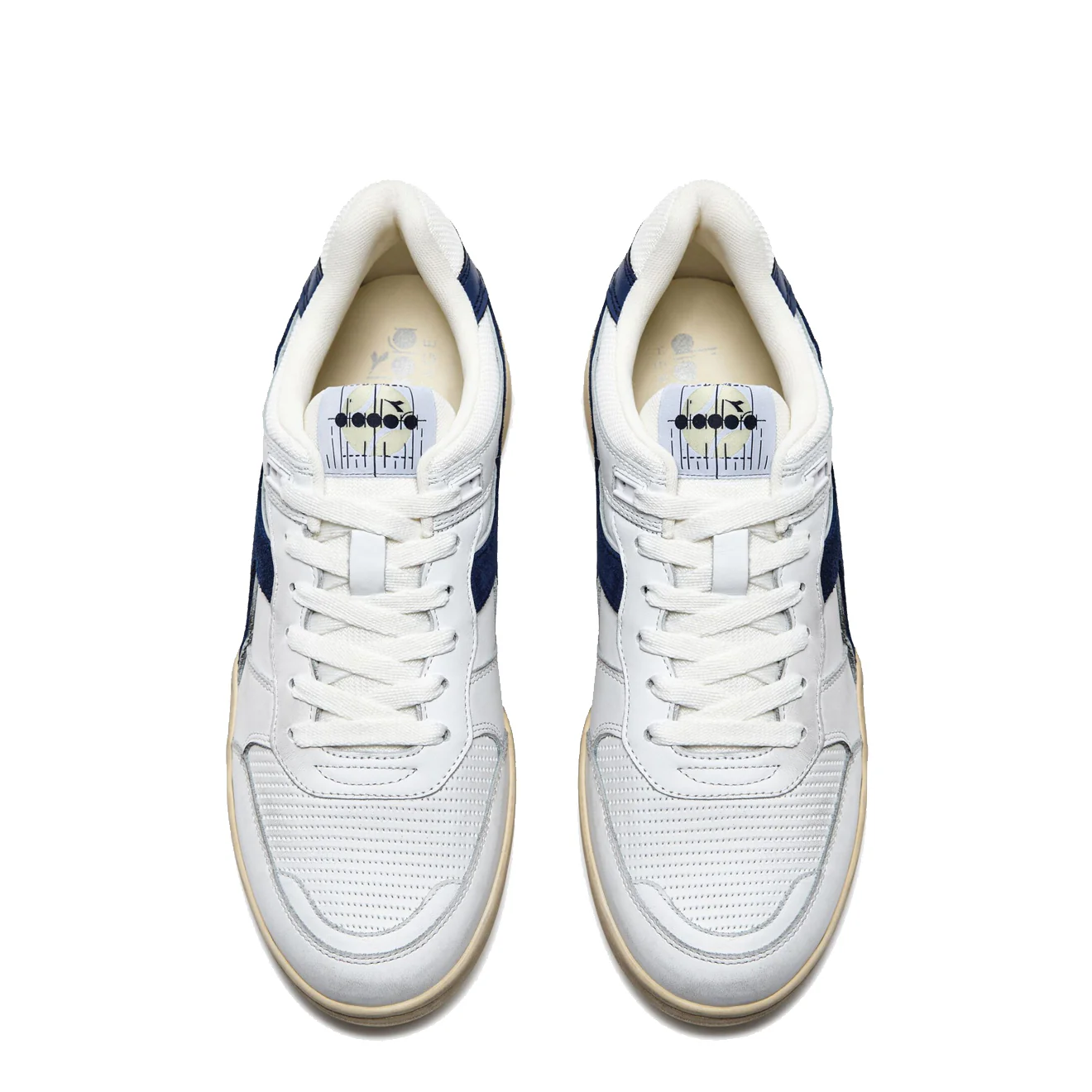 Diadora B.560 Used Trainer White / Blue Corsair - Image 4