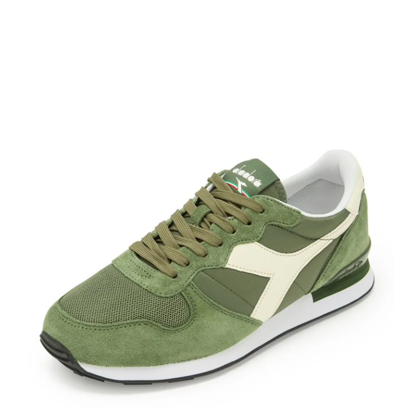 Diadora Camaro Trainers Olivine / Whisper White - Image 2