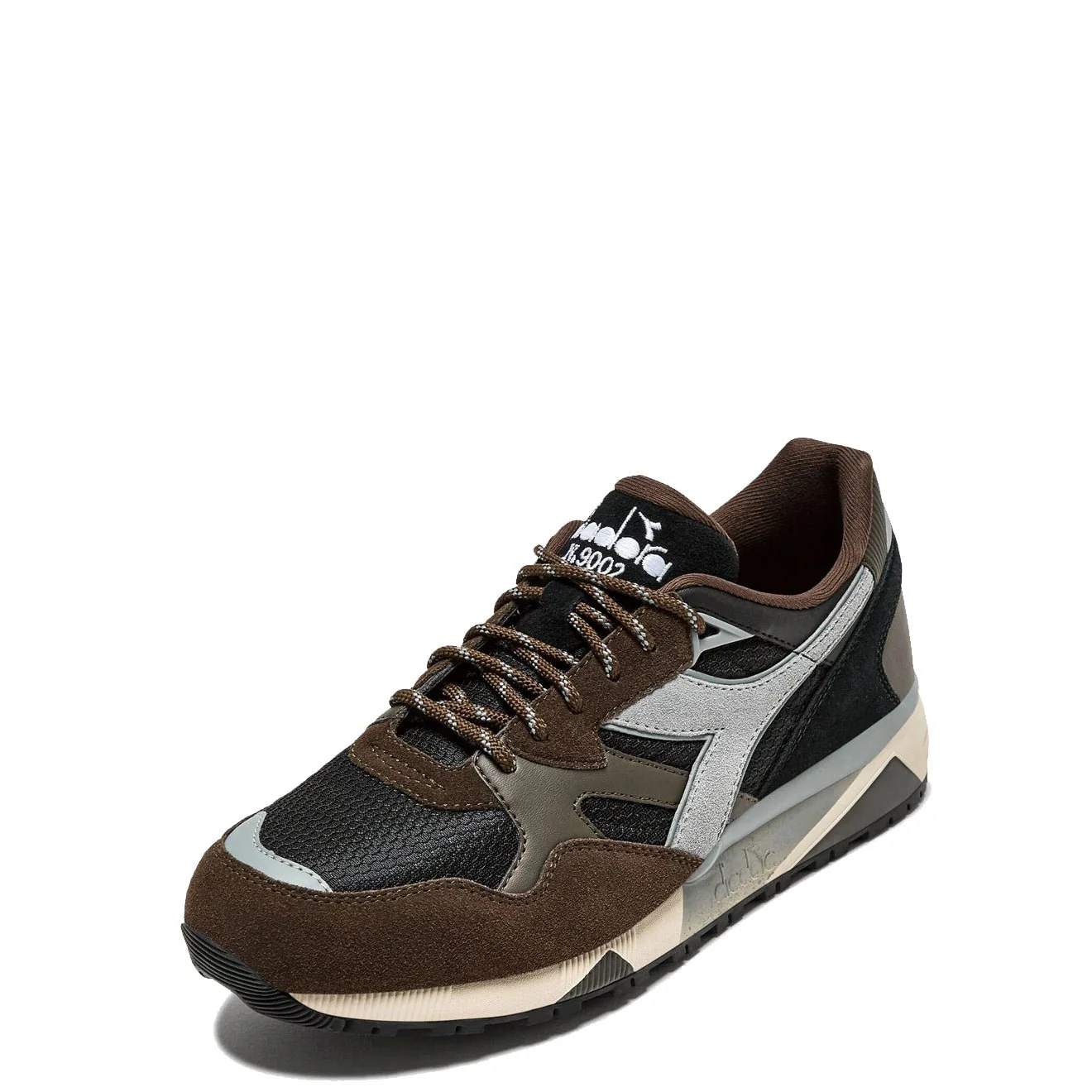 Diadora N9002 Polar Dark Brown Trainer Dark Brown - Image 5