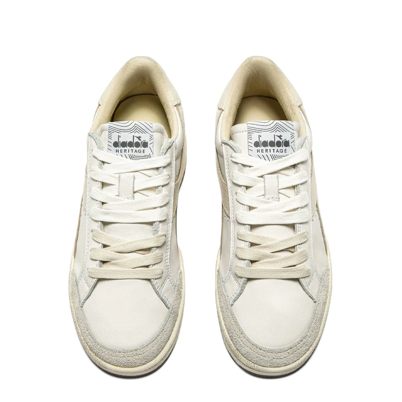 Diadora Prestige Used Trainer White / Moonbeam - Image 3
