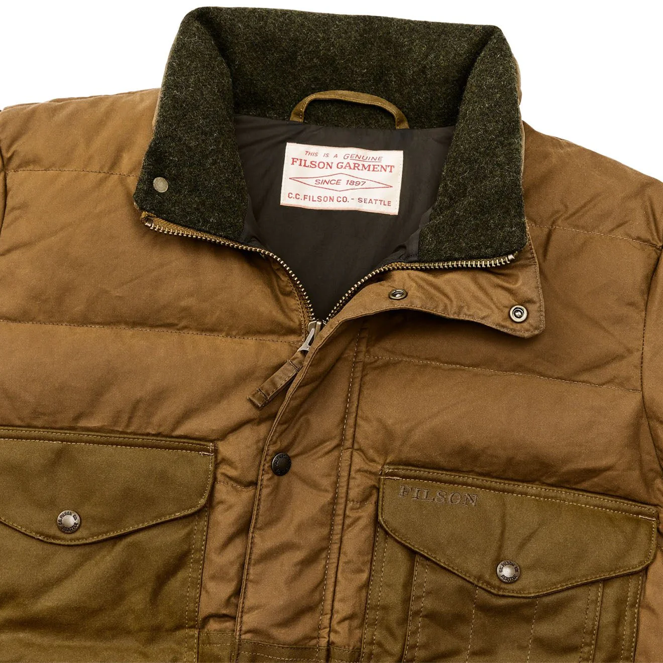 Filson Down Cruiser Dark Tan - Image 2