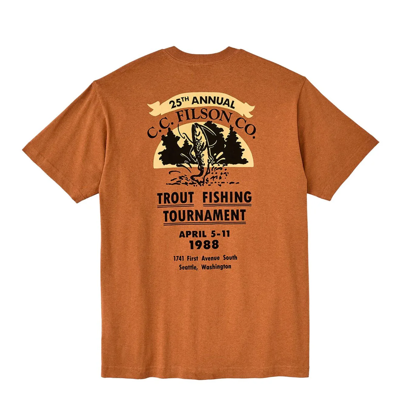 Filson S/S Frontier Graphic T-Shirt Bourbon / Tournament - Image 2