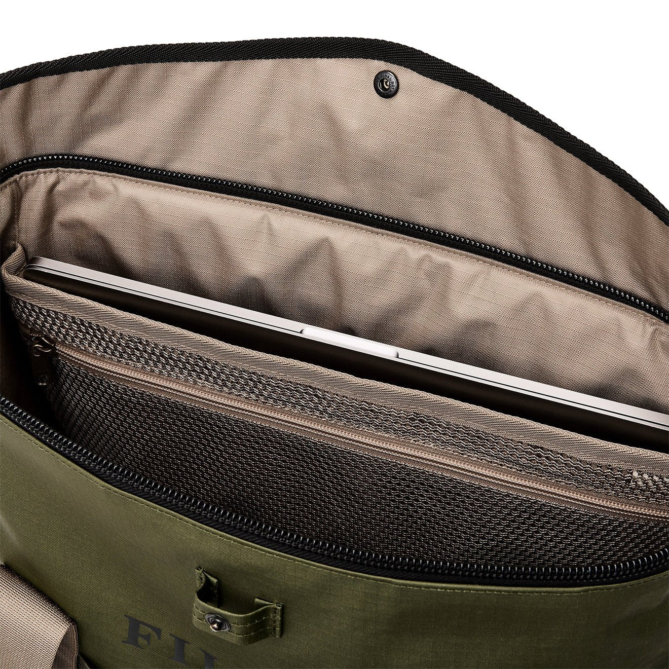 Filson Scout Tote Bag Olive / Black / Covert - Image 4