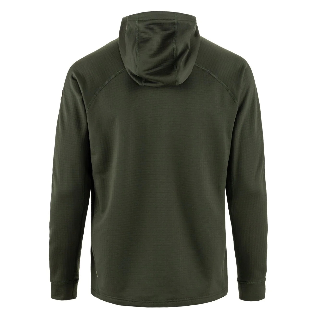 Fjallraven Abisko Grid Fleece Hoodie Deep Forest - Image 2
