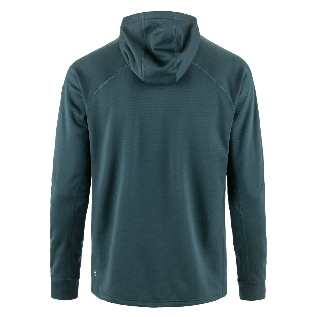 Fjallraven Abisko Grid Fleece Hoodie Mountain Blue - Image 2