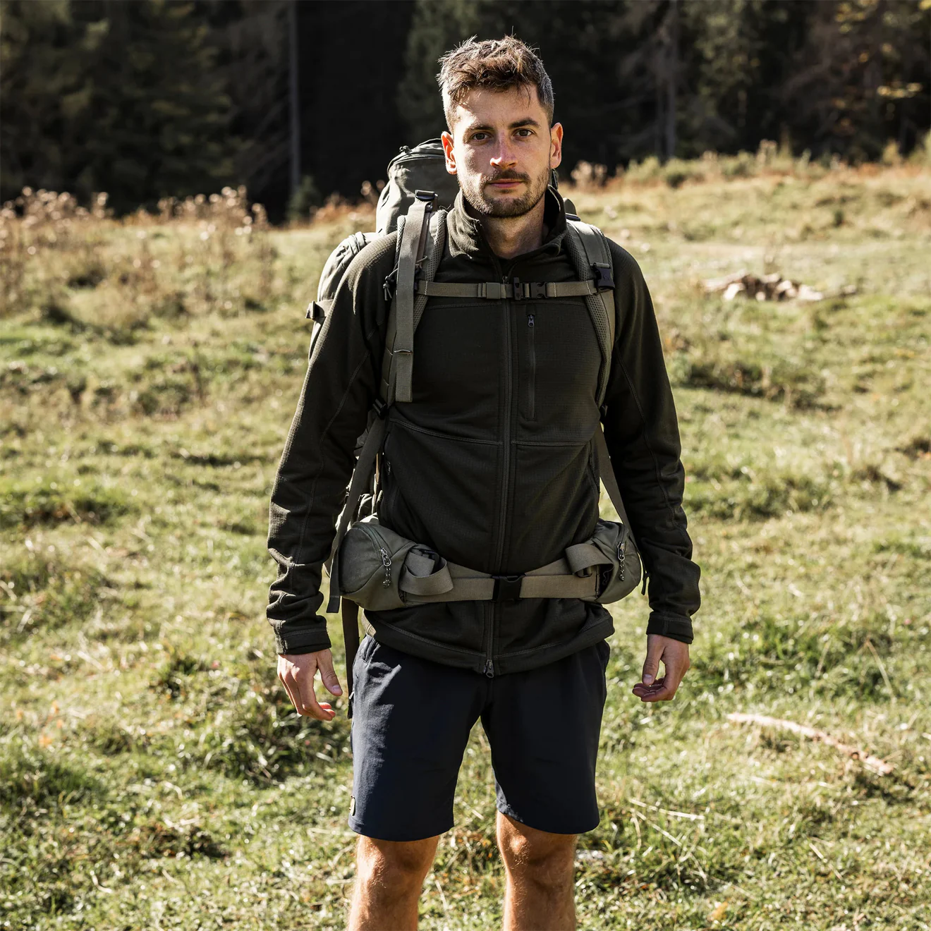 Fjallraven Abisko Trail Stretch Shorts Dark Grey - Image 10