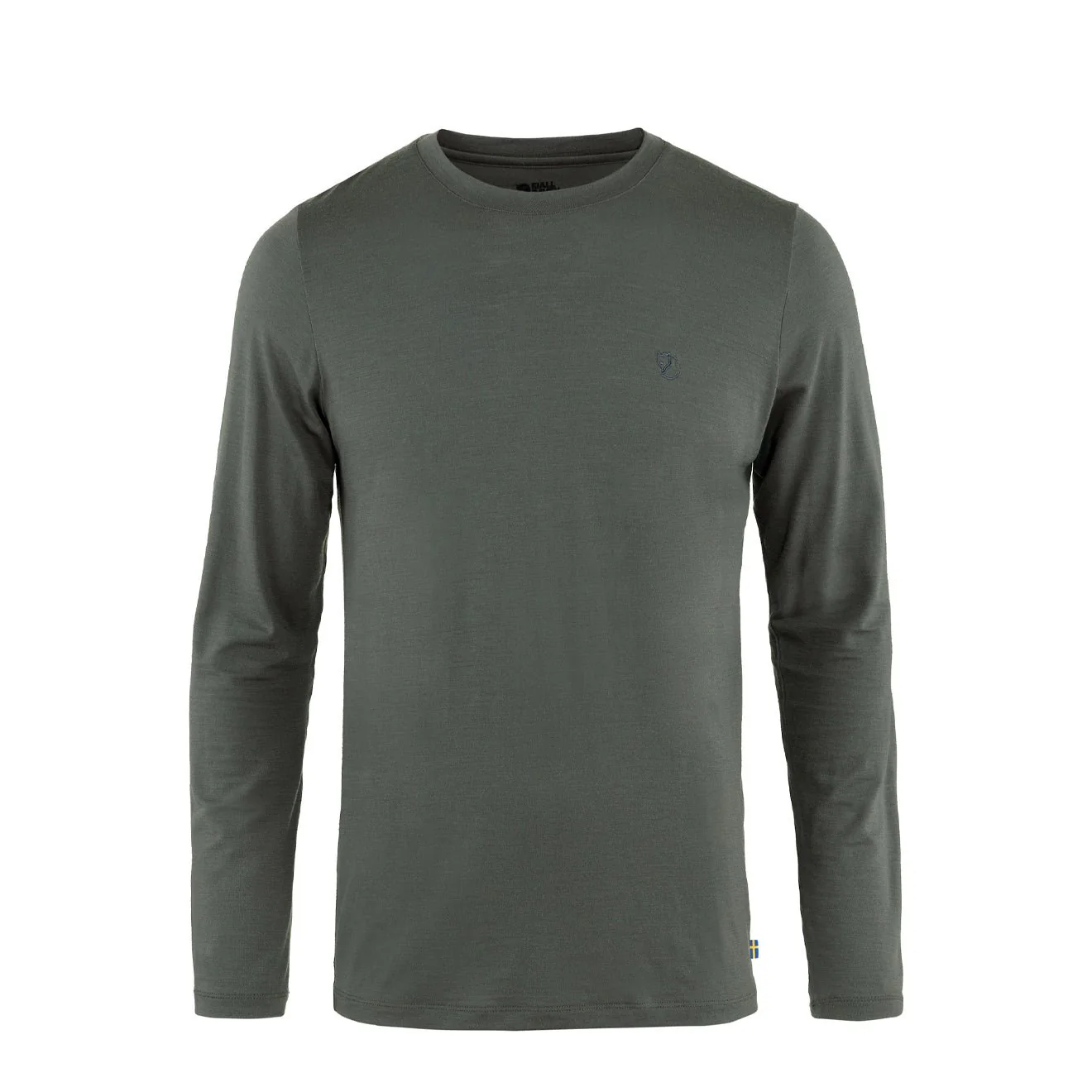 Fjallraven Abisko Wool LS T-Shirt Basalt