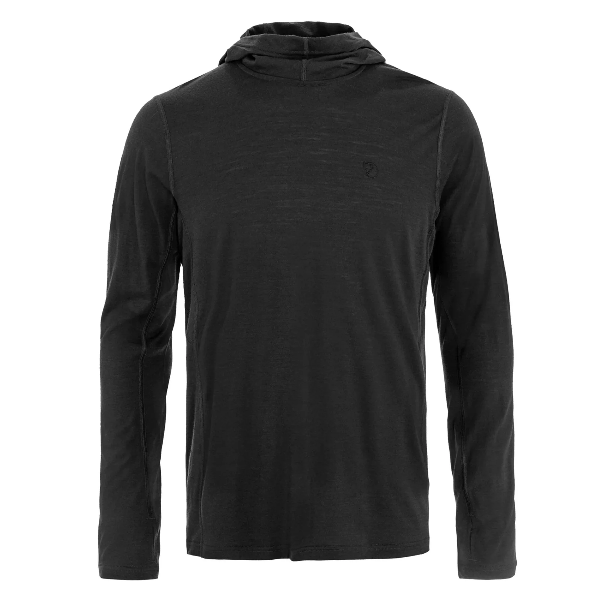 Fjallraven Abisko Wool Sun-hoodie Black