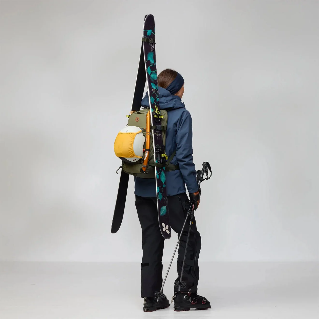Fjallraven Bergtagen Touring 22 Flame Orange / Mountain Blue - Image 7