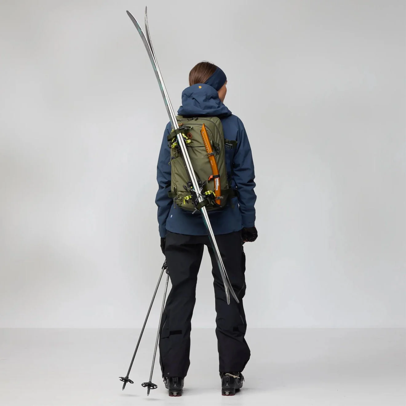 Fjallraven Bergtagen Touring 22 Flame Orange / Mountain Blue - Image 8