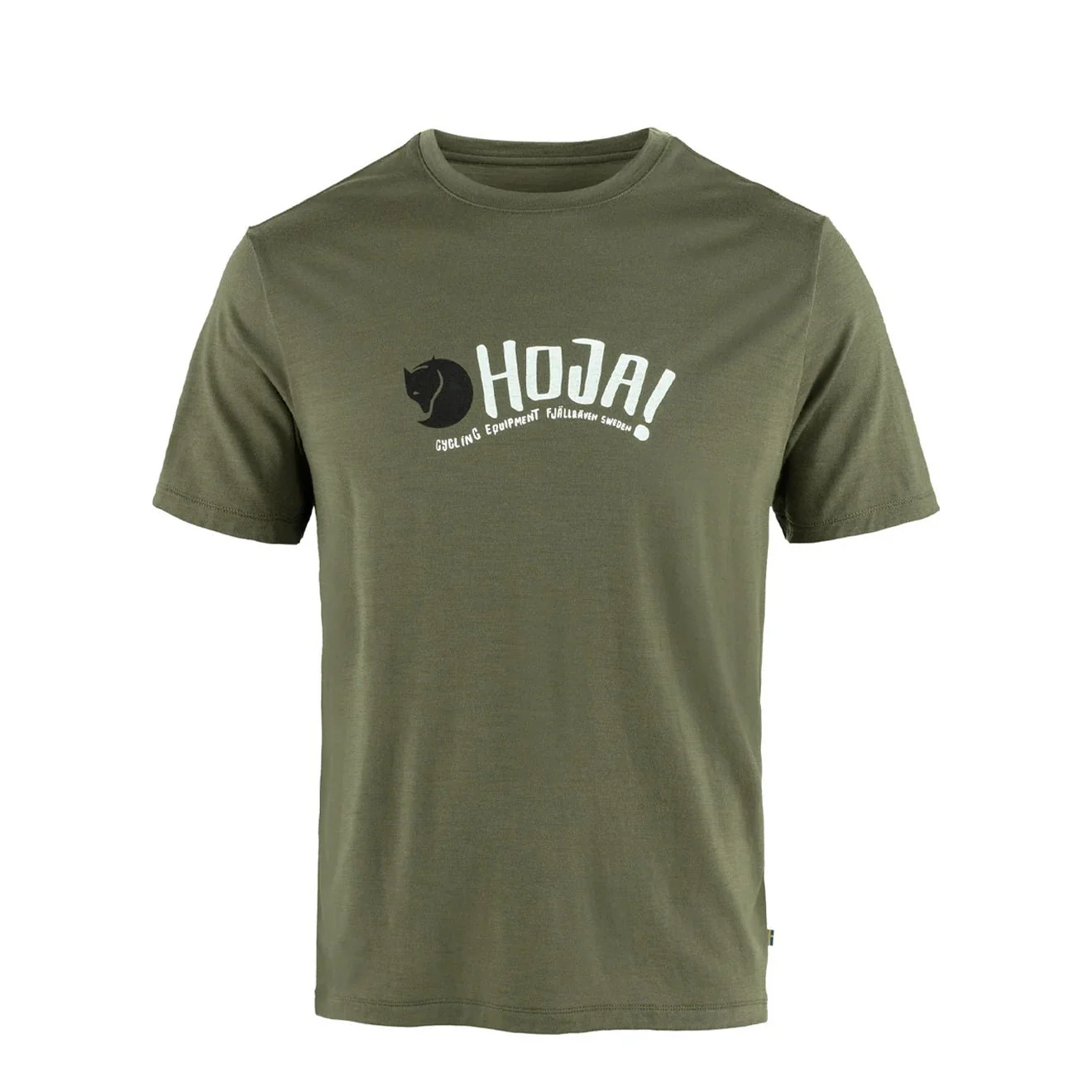 Fjallraven Hoja Wool T-shirt Laurel Green
