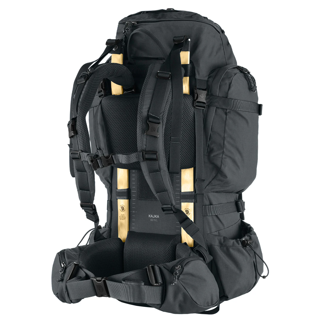Fjallraven Kajka 65L M/L Backpack Coal Black - Image 3