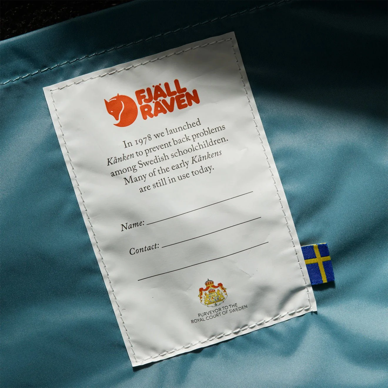 Fjallraven Kanken Graphics Backpack Nimbus Blue / Hidden Animals - Image 8