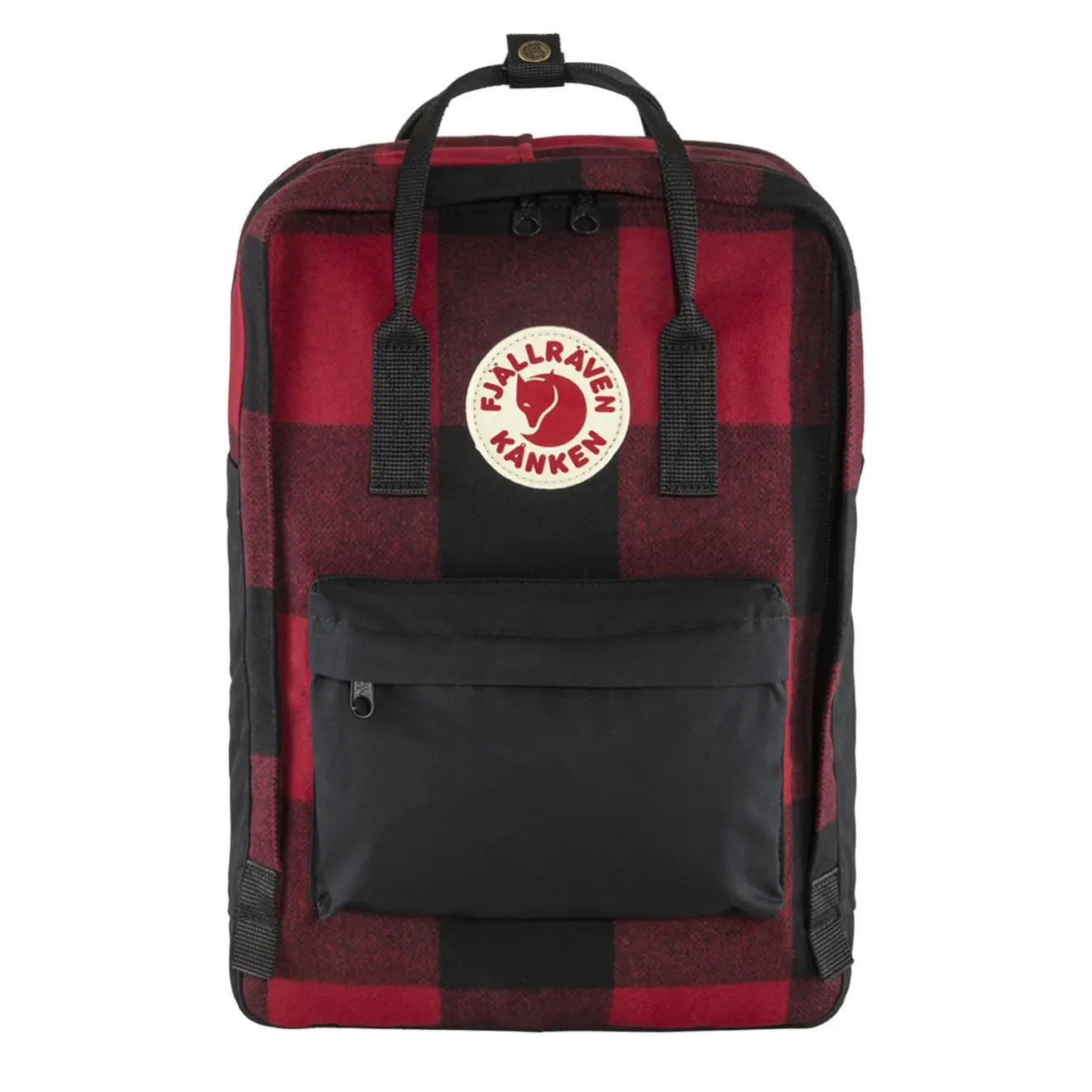 Fjallraven Kanken Re-Wool Laptop 15 Red / Black