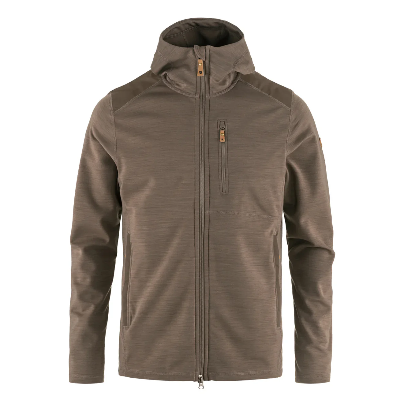 Fjallraven Keb Fleece Hoodie Suede Brown