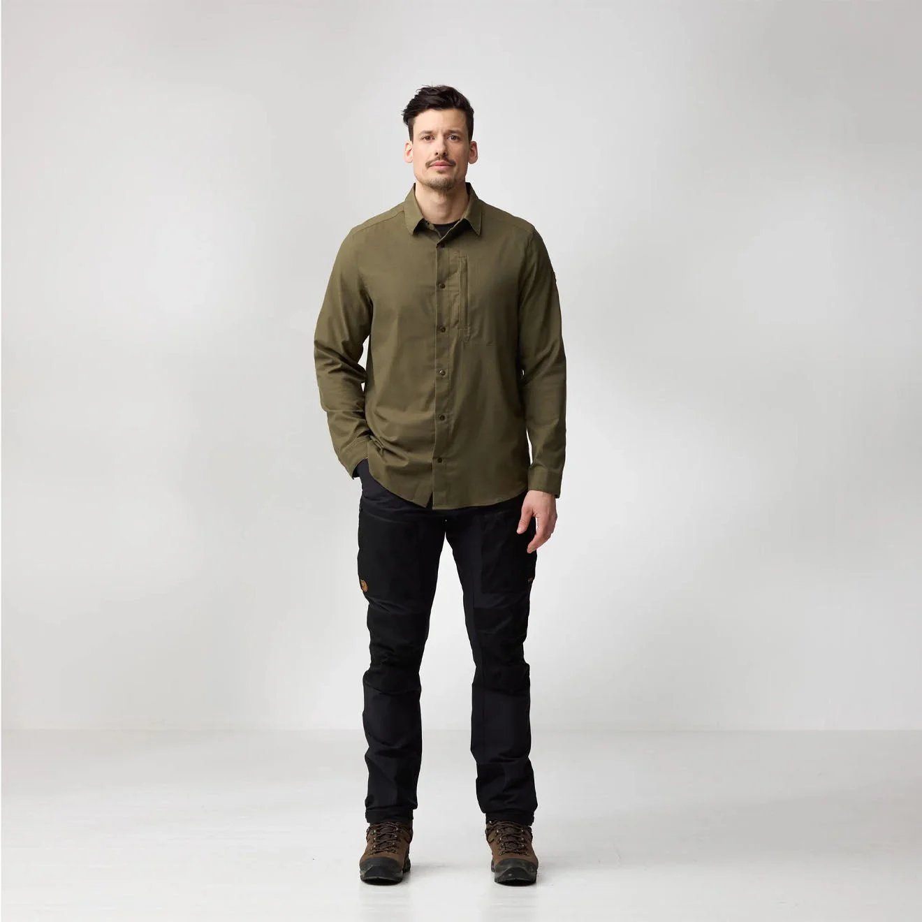 Fjallraven Keb Trekking Shirt LS Laurel Green-Laurel Green - Image 5