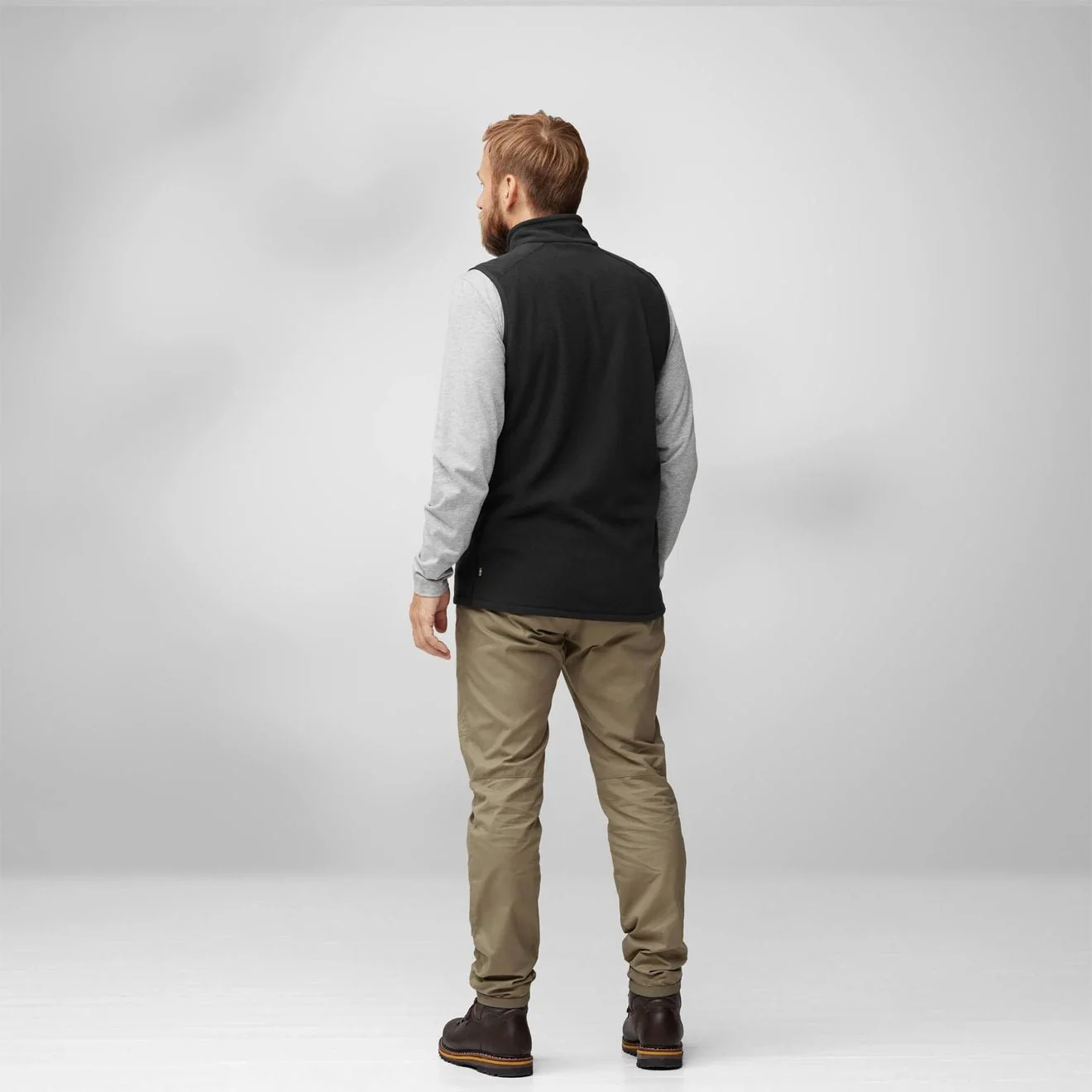 Fjallraven Ovik Lite Fleece Vest Dark Navy - Image 4
