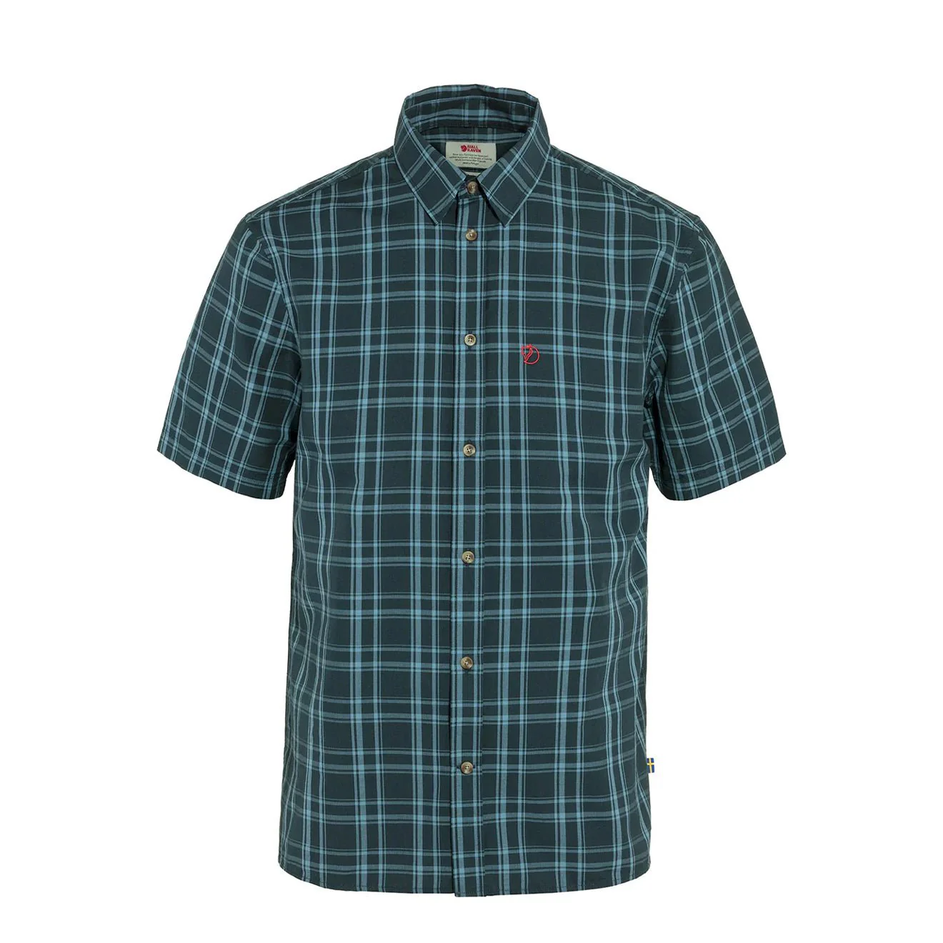 Fjallraven Ovik Lite Shirt SS Dark Navy / Dawn Blue