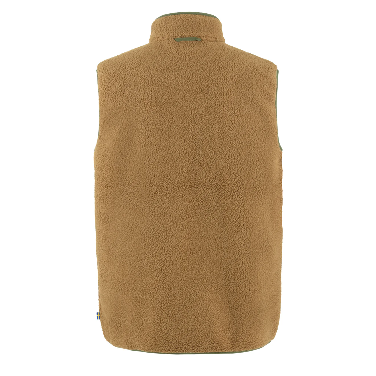 Fjallraven Vardag Pile Fleece Vest Buckwheat Brown / Laurel Green - Image 2