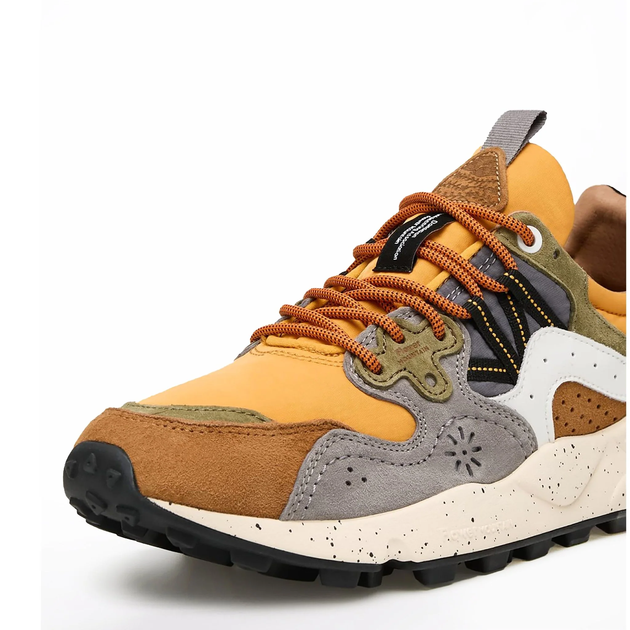 Flower Mountain Yamano 3 Trainer Warm Brown / Mustard - Image 4
