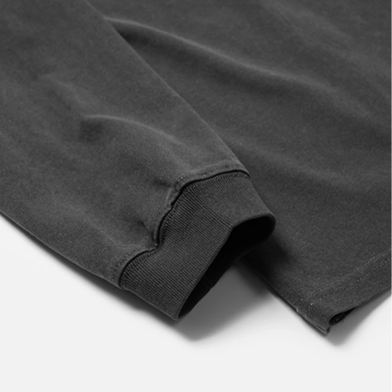Frizmworks OG Pigment Dyeing L/S Tee Charcoal - Image 4