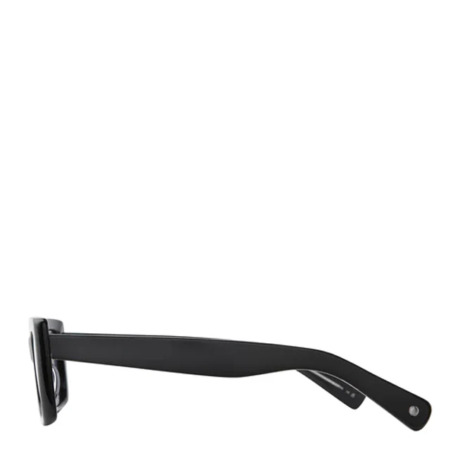 Garrett Leight GL 3030 49 Sunglasses Black/Semi-Flat Navy - Image 4