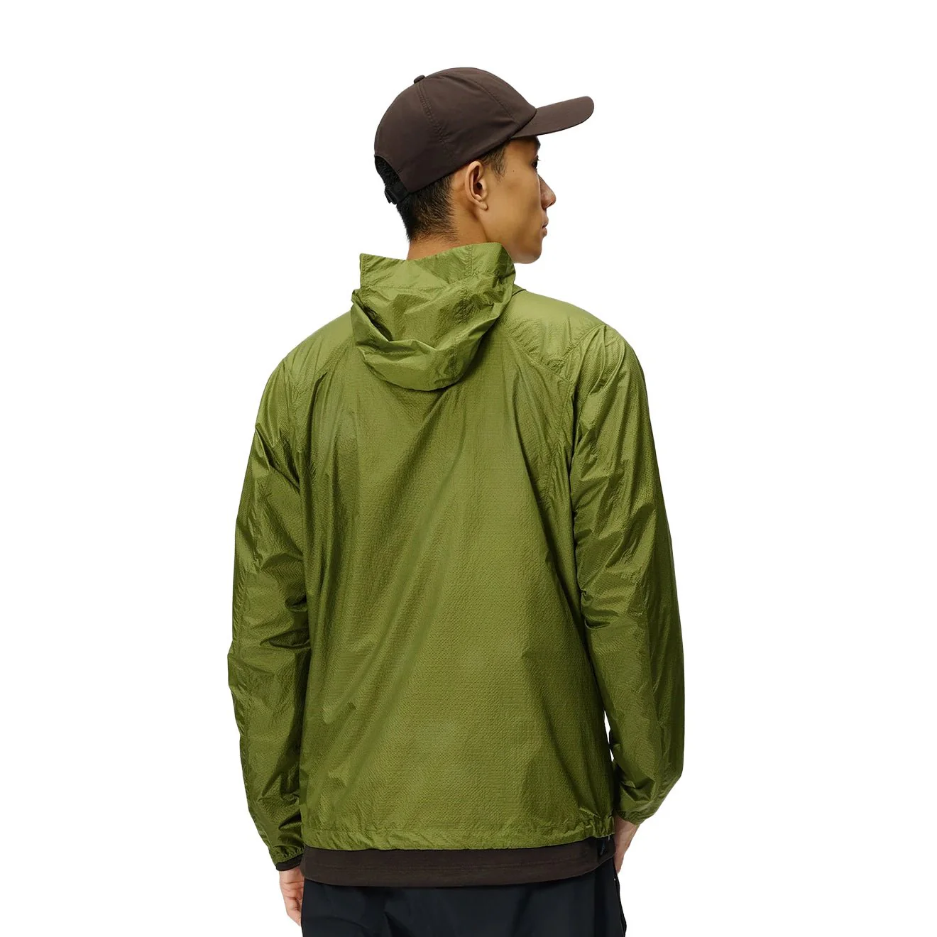 Goldwin Airly Shell Packable Wind Jacket Ivy Green - Image 4