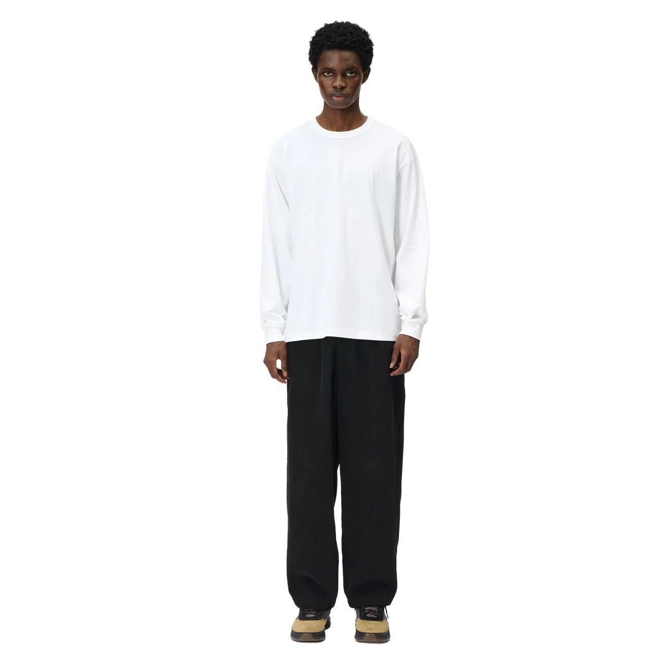 Goldwin Fine Wale Corduroy Straight Pants Taupe Fawn - Image 2