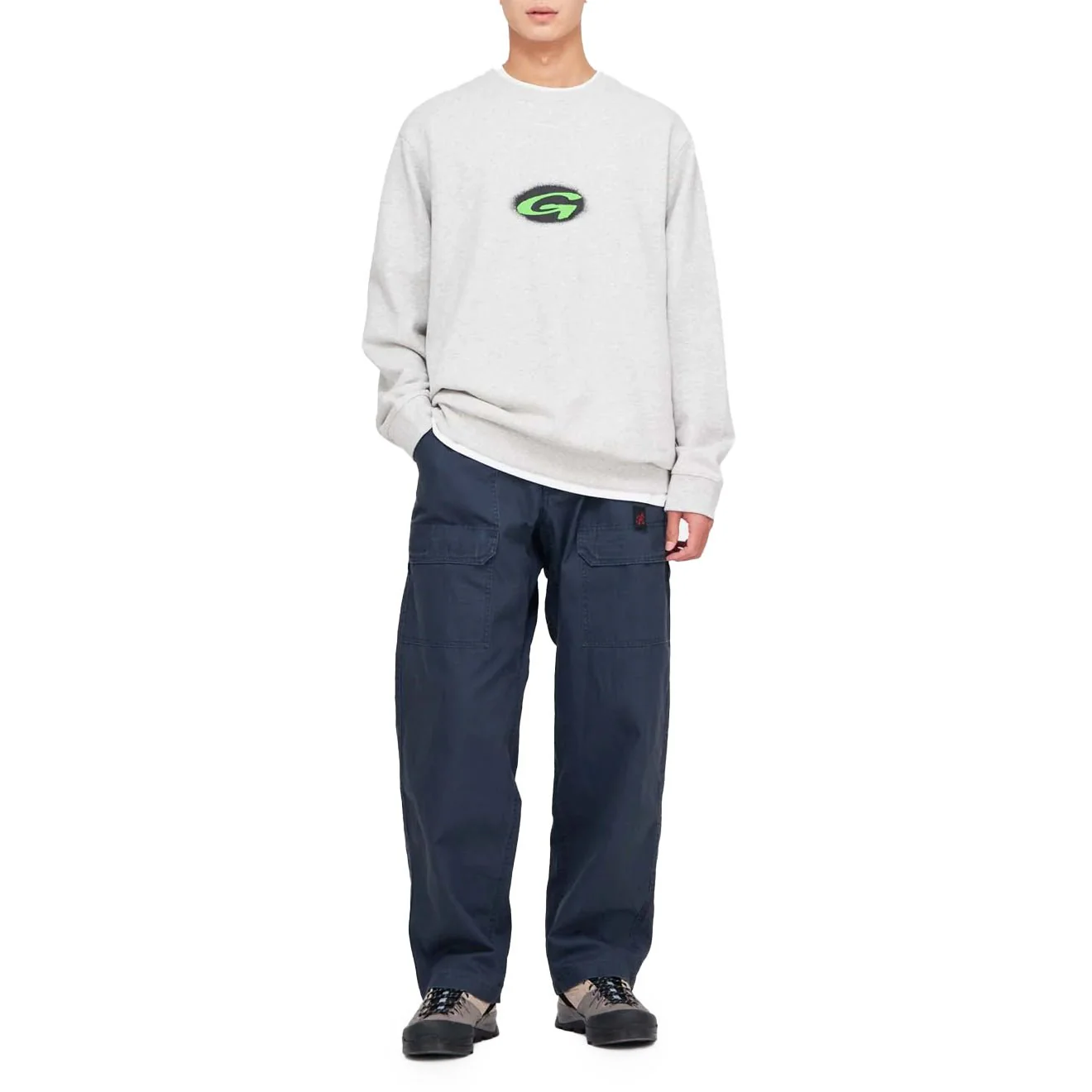 Gramicci Canvas EQT Pant Neptune Blue - Image 2