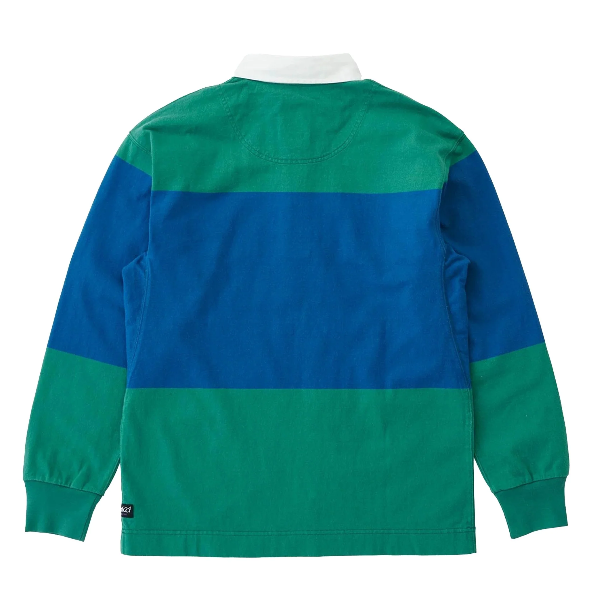 Gramicci Langdon Rugby Shirt Cerulean / Emerald - Image 2