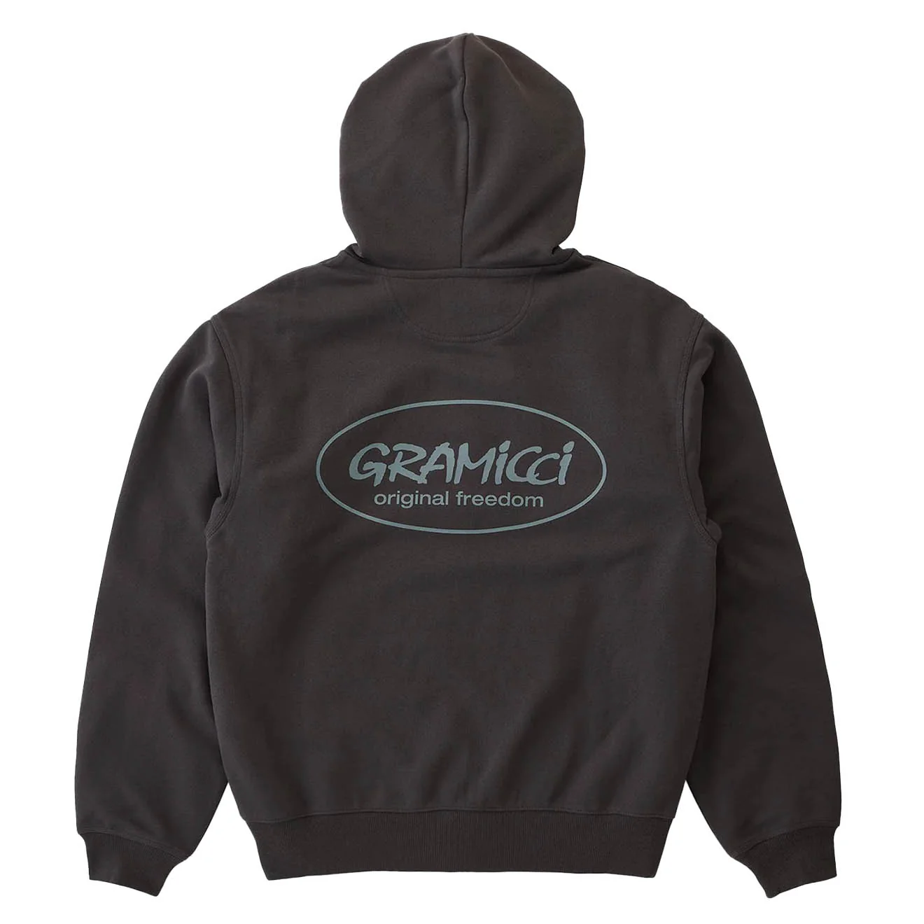Gramicci Original Freedom Zip Hooded Sweatshirt Deep Brown - Image 2