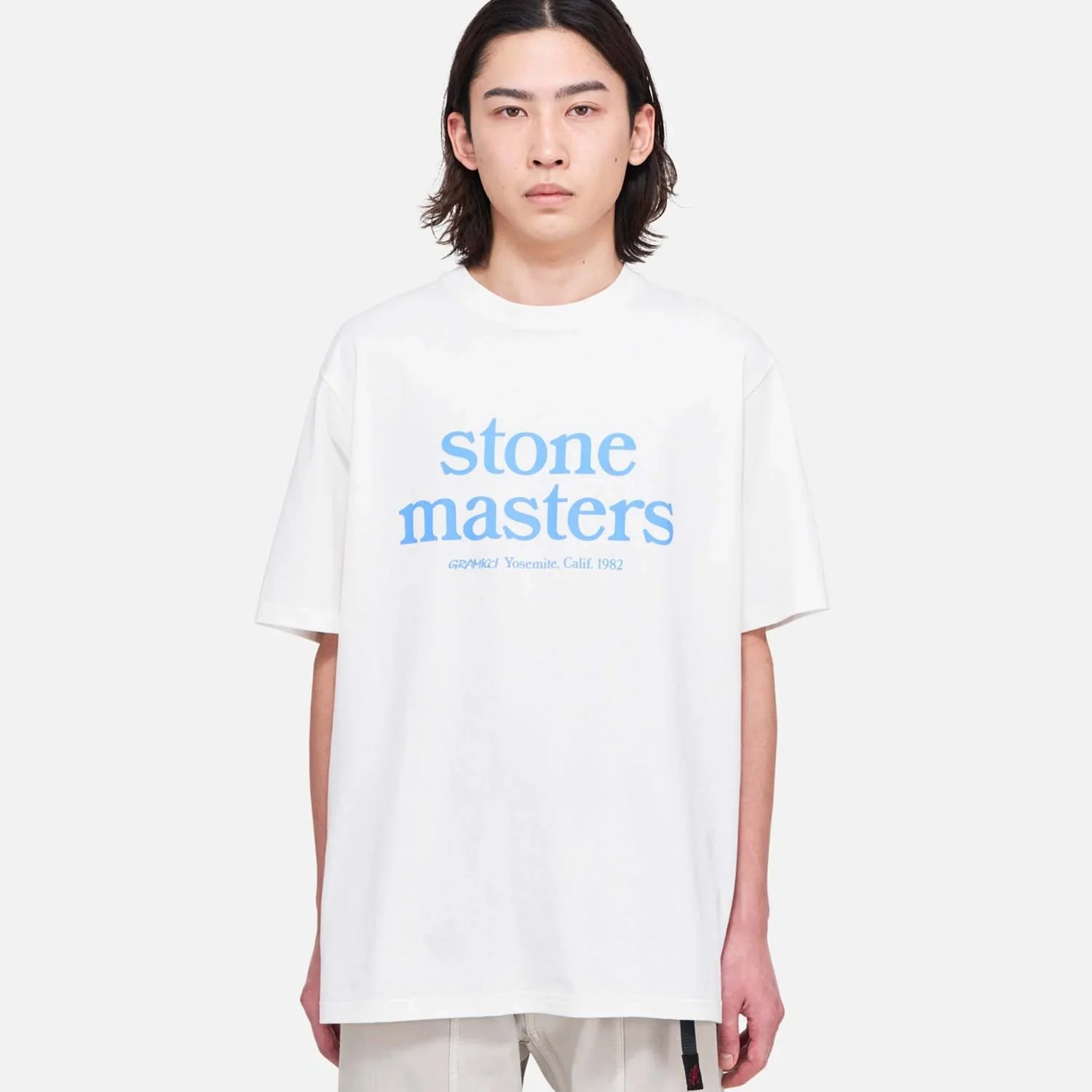 Gramicci Stonemasters Tee White - Image 4