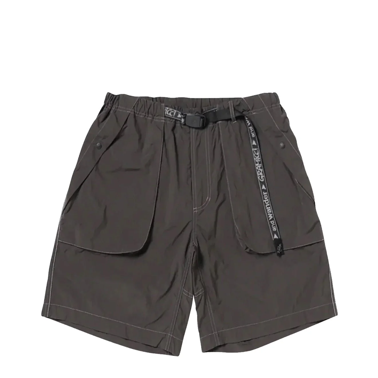 Gramicci x And Wander Brushed Nylon Short Charcoal