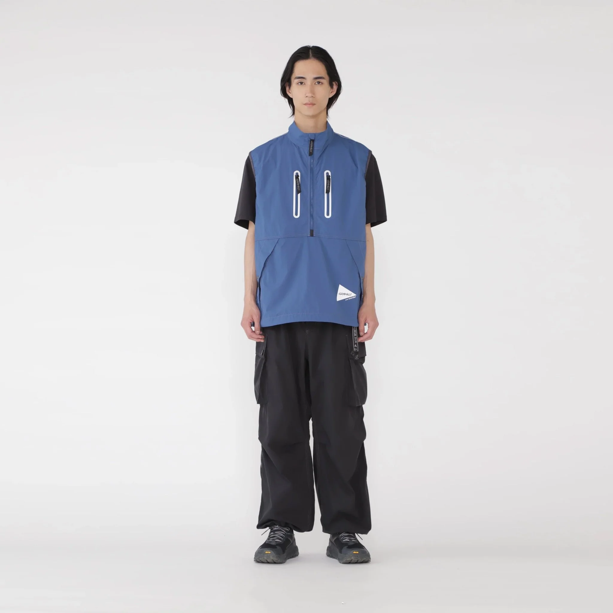 Gramicci x And Wander Military Wide Pant Black - Image 5
