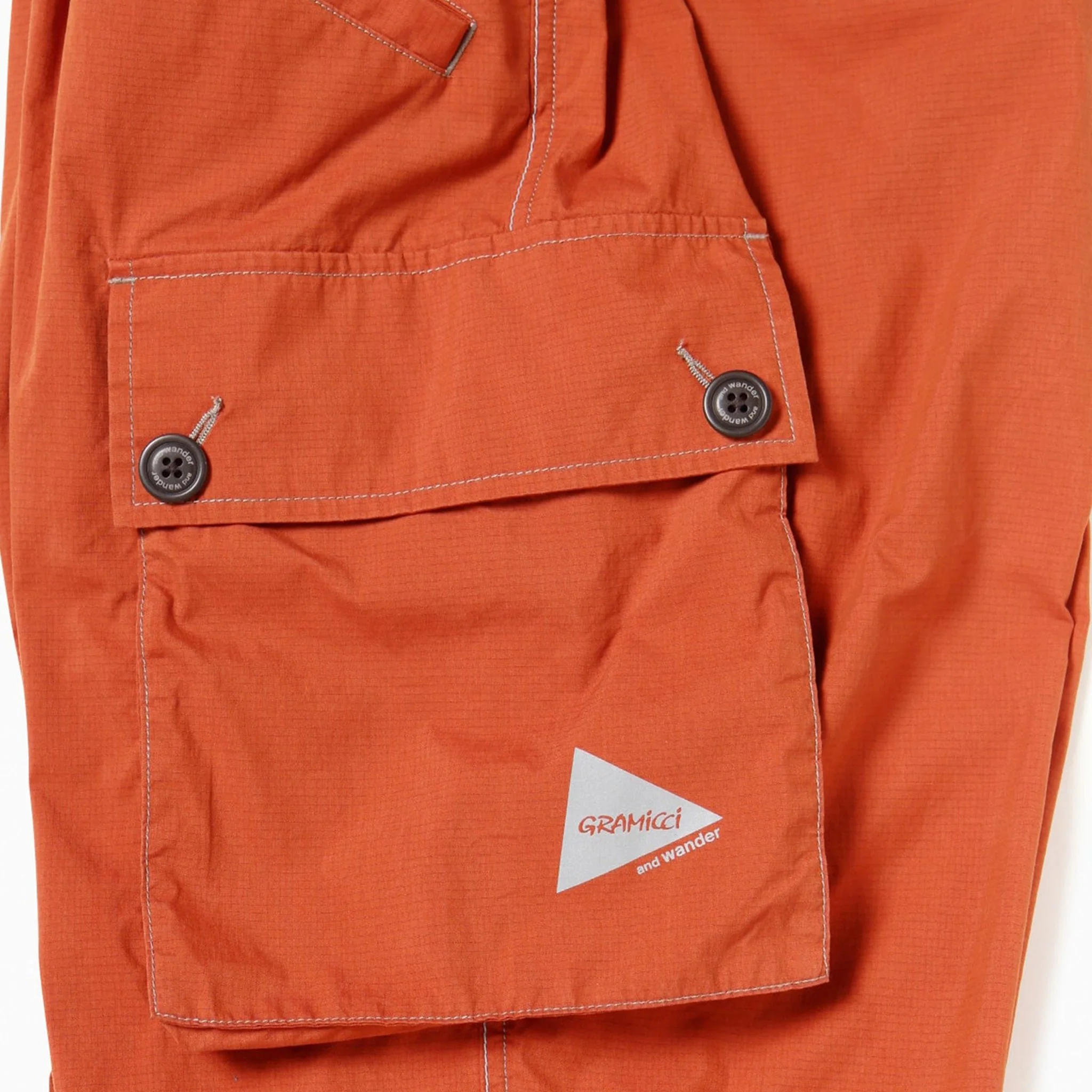 Gramicci x And Wander Military Wide Pant Red - Image 4