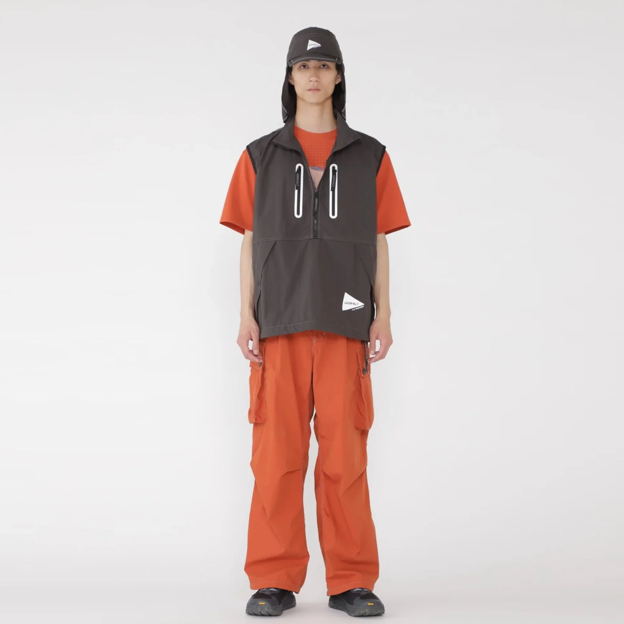 Gramicci x And Wander Military Wide Pant Red - Image 9