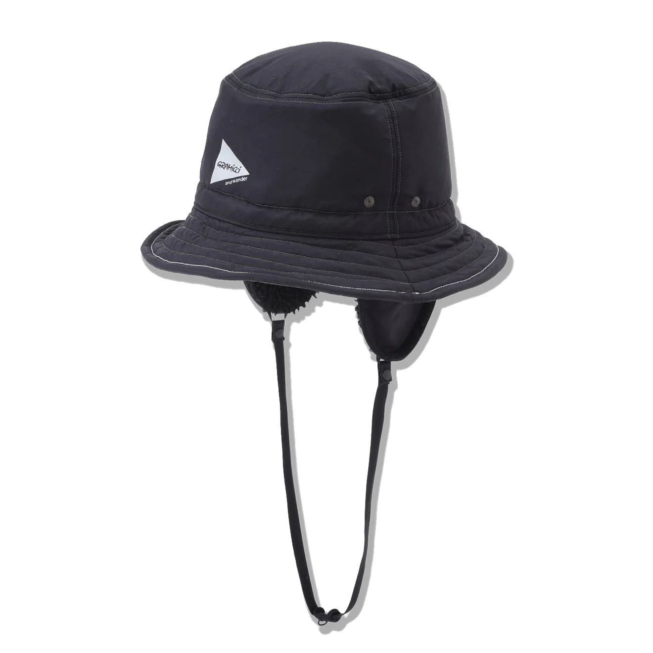 Gramicci x And Wander Padded Hat Black - Image 2
